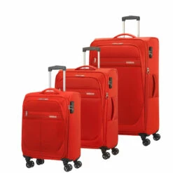 American Tourister Deep Dive 3 Piece Luggage Set - 55cm, 68cm & 80cm -Delsey Suitcase Store PROD COL 132506 1741 FRONT34 95746.1696260317