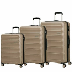American Tourister Speedlink 3 Piece Luggage Set - 55cm, 67cm, & 77cm -Delsey Suitcase Store Pearl Set 06130.1694094322