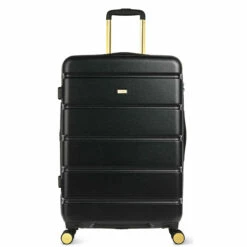 Radley Lexington 4 Wheel Exp Large Suitcase - 79cm -Delsey Suitcase Store Radley Lexington Large Suitcase Black Front 54288.1692100970
