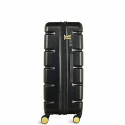 Radley Lexington 4 Wheel Exp Large Suitcase - 79cm -Delsey Suitcase Store Radley Lexington Large Suitcase Black Side 16297.1692100969