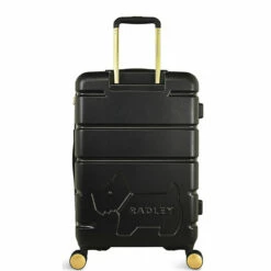 Radley Lexington 4 Wheel Exp Medium Suitcase - 68cm -Delsey Suitcase Store Radley Lexington Medium Suitcase Black Back 83269.1692101360