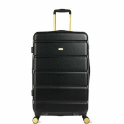 Radley Lexington 4 Wheel Exp Medium Suitcase - 68cm -Delsey Suitcase Store Radley Lexington Medium Suitcase Black Front 46887.1692101360