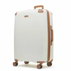 Rock Carnaby 4 Wheel Exp Large Suitcase - 78cm -Delsey Suitcase Store Rock Carnaby TR 0219 CRM L 3 80892.1660576315
