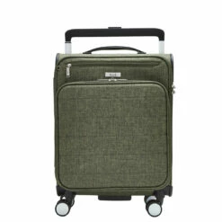 Rock Rocklite DLX 4 Wheel Cabin Suitcase - 54cm -Delsey Suitcase Store Rock Rocklite DLX TR 0243 S Khaki 1 28355.1686843933