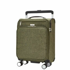 Rock Rocklite DLX 4 Wheel Cabin Suitcase - 54cm -Delsey Suitcase Store Rock Rocklite DLX TR 0243 S Khaki 2 82236.1686843937