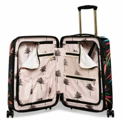 Sara Miller 4 Wheel Cabin Suitcase - 54cm -Delsey Suitcase Store SMH0103 007 Sara Miller Small 4W Trolley Black Bamboo 3 34548.1695400026
