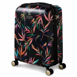 Sara Miller 4 Wheel Cabin Suitcase - 54cm -Delsey Suitcase Store SMH0103 008 Sara Miller Small 4W Trolley Black Bamboo 2 80952.1695400026