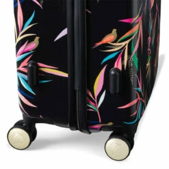 Sara Miller 4 Wheel Large Suitcase - 77cm -Delsey Suitcase Store Sara Miller Black Bamboo Wheels 18408.1695398998
