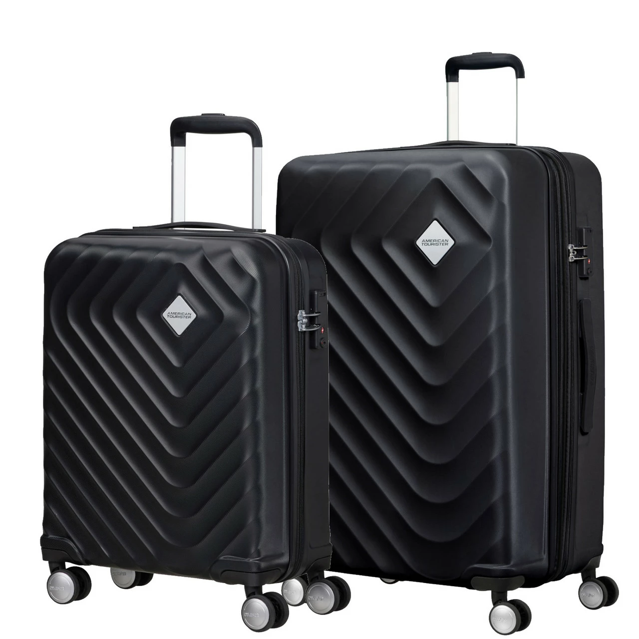 American Tourister Summer Square 2 Piece Luggage Set - 55cm & 77cm 1 American Tourister Summer Square 2 Piece Luggage Set - 55cm & 77cm