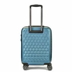 Rock Allure 4 Wheel Cabin Suitcase - 56cm -Delsey Suitcase Store Small Suitcase Allure Blue TR 0192 BU Back copy 80022.1660128430