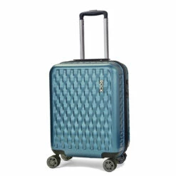 Rock Allure 4 Wheel Cabin Suitcase - 56cm -Delsey Suitcase Store Small Suitcase Allure Blue TR 0192 BU Main copy 37500.1660128477