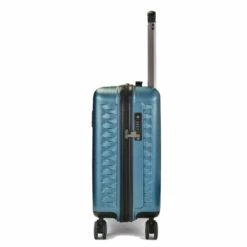 Rock Allure 4 Wheel Cabin Suitcase - 56cm -Delsey Suitcase Store Small Suitcase Allure Blue TR 0192 BU Side copy 20938.1660128425