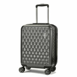 Rock Allure 4 Wheel Cabin Suitcase - 56cm -Delsey Suitcase Store Small Suitcase Allure Charcoal TR 0192 CH Main copy 34503.1660128431