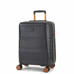 Rock Mayfair 4 Wheel Cabin Suitcase - 54cm -Delsey Suitcase Store Small Suitcase Mayfair Charcoal TR 0238 Main 05942.1686734098