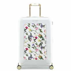 Ted Baker Take Flight 4 Wheel Medium Suitcase - 69cm -Delsey Suitcase Store TBW0102 052 Take Flight Medium Case Scattered Bouquet 1 02822.1678826019
