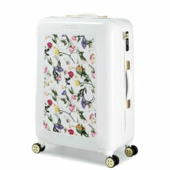 Ted Baker Take Flight 4 Wheel Medium Suitcase - 69cm -Delsey Suitcase Store TBW0102 052 Take Flight Medium Case Scattered Bouquet 2 94634.1678826022