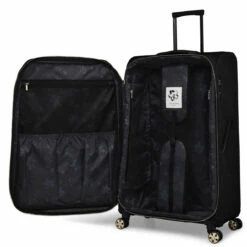 Ted Baker Albany Eco 4 Wheel Large Suitcase - 80cm -Delsey Suitcase Store TBW7001 001 Ted Baker Albany Eco Black Large Case 3 94202.1684486028