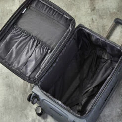 Rock Parker 4 Wheel Exp Medium Suitcase - 65cm -Delsey Suitcase Store TR 0206 GR Interior 29694.1672751983