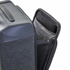 Rock Parker 4 Wheel Cabin Suitcase - 54cm -Delsey Suitcase Store TR 0206 GR LaptopSection 20297.1672750795