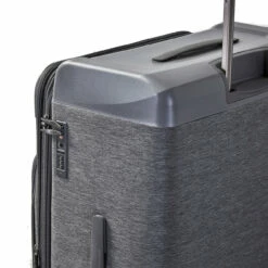 Rock Parker 4 Wheel Cabin Suitcase - 54cm -Delsey Suitcase Store TR 0206 GR Lock 52622.1672750796