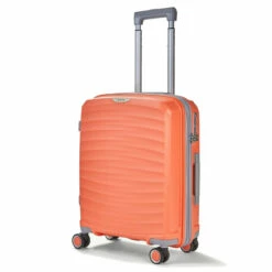 Rock Sunwave 4 Wheel Exp Cabin Suitcase - 54cm -Delsey Suitcase Store TR 0212 PE S 3 85521.1661262765