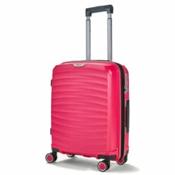 Rock Sunwave 4 Wheel Exp Cabin Suitcase - 54cm -Delsey Suitcase Store TR 0212 PI S 3 91793.1661262765
