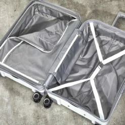 Rock Sunwave 4 Wheel Exp Cabin Suitcase - 54cm -Delsey Suitcase Store TR 0212 WH Interior 80100.1661262765