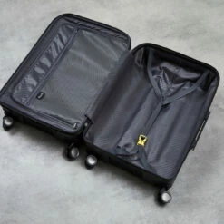 Rock Bali 4 Wheel Cabin Suitcase - 55cm -Delsey Suitcase Store TR 0235 BLK Interior 73239.1661167243