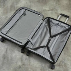 Rock Tulum 4 Wheel Exp Medium Suitcase - 66cm -Delsey Suitcase Store TR 0239 BLK Interior 45039.1660815004.1280.1280 40234.1660816927