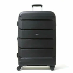 Rock Tulum 4 Wheel Exp Large Suitcase - 78cm -Delsey Suitcase Store TR 0239 BLK L 1 00694.1676987164