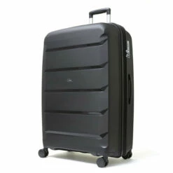 Rock Tulum 4 Wheel Exp Large Suitcase - 78cm -Delsey Suitcase Store TR 0239 BLK L 2 66597.1676987164