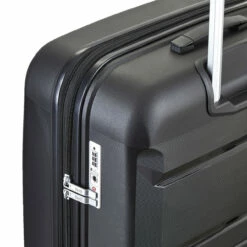 Rock Tulum 4 Wheel Exp Cabin Suitcase - 55cm -Delsey Suitcase Store TR 0239 BLK Lock 95689.1660815003