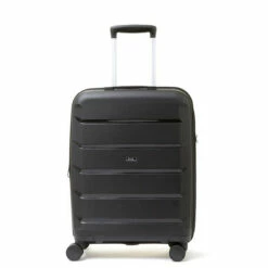 Rock Tulum 4 Wheel Exp Cabin Suitcase - 55cm -Delsey Suitcase Store TR 0239 BLK S 1 62179.1660814981