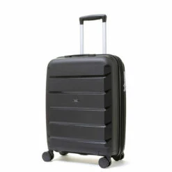 Rock Tulum 4 Wheel Exp Cabin Suitcase - 55cm -Delsey Suitcase Store TR 0239 BLK S 2 98768.1660814981