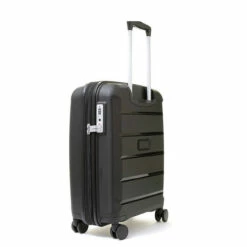 Rock Tulum 4 Wheel Exp Cabin Suitcase - 55cm -Delsey Suitcase Store TR 0239 BLK S 4 79081.1660814980