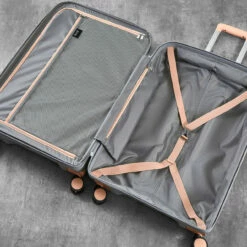 Rock Tulum 4 Wheel Exp Medium Suitcase - 66cm -Delsey Suitcase Store TR 0239 GRE Interior 20924.1660815006.1280.1280 67246.1660816927