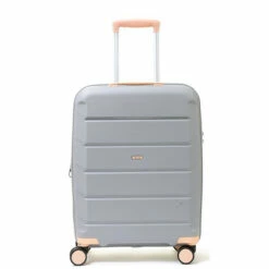 Rock Tulum 4 Wheel Exp Cabin Suitcase - 55cm -Delsey Suitcase Store TR 0239 GRE S 1 46090.1660814982