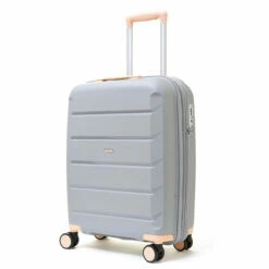 Rock Tulum 4 Wheel Exp Cabin Suitcase - 55cm -Delsey Suitcase Store TR 0239 GRE S 4 55784.1660814982