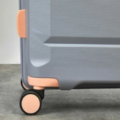 Rock Tulum 4 Wheel Exp Medium Suitcase - 66cm -Delsey Suitcase Store TR 0239 GRE Wheels 62653.1660815001.1280.1280 23212.1660816927