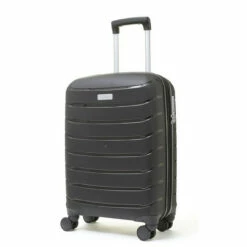 Rock Prime 4 Wheel Exp Cabin Suitcase - 56cm -Delsey Suitcase Store TR 0241 BLK S 2 46559.1661161303