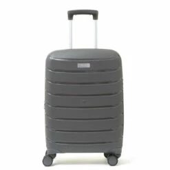 Rock Prime 4 Wheel Exp Cabin Suitcase - 56cm -Delsey Suitcase Store TR 0241 CHA S 1 78093.1661161305