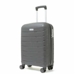 Rock Prime 4 Wheel Exp Cabin Suitcase - 56cm -Delsey Suitcase Store TR 0241 CHA S 2 47646.1661161304