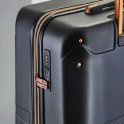 Rock Mayfair 4 Wheel Cabin Suitcase - 54cm -Delsey Suitcase Store TSA Lock Mayfair Black TR 0238 24016.1686734103