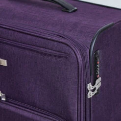 Rock Rocklite DLX 4 Wheel Cabin Suitcase - 54cm -Delsey Suitcase Store TSA Lock Rocklite DLX Purple TR 0243 61476.1686843933
