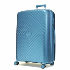 Rock Infinity 4 Wheel Expandable Large Suitcase - 73cm -Delsey Suitcase Store blue l01 copy 65822.1686824277