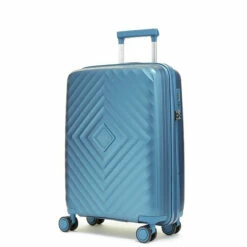 Rock Infinity 4 Wheel Cabin Suitcase - 54cm -Delsey Suitcase Store blue s01 copy 95143.1686819984