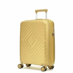 Rock Infinity 4 Wheel Cabin Suitcase - 54cm -Delsey Suitcase Store goldl m 01 65919.1686819983