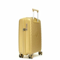 Rock Infinity 4 Wheel Cabin Suitcase - 54cm -Delsey Suitcase Store goldl m 08 34484.1686819982