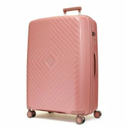 Rock Infinity 4 Wheel Expandable Large Suitcase - 73cm -Delsey Suitcase Store pink l01 copy 15775.1686824277
