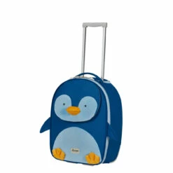 Samsonite Happy Sammies Eco Penguin Peter Suitcase -Delsey Suitcase Store prod col 142471 9675 wheel handle full 1 79615.1682610902